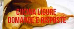 Cucina ligure domande e risposte(30). Cos'è la cucina bianca?